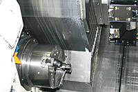 CNC Okuma Turning Center Thru-Feed Chuck